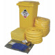 255 Litre Chemical/Universal Spill Kit in Wheeled Bin